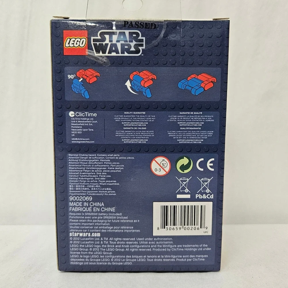 LEGO Star Wars Yoda Buildable Watch With Toy 9002069 Clone Wars 32pc New Box Rip